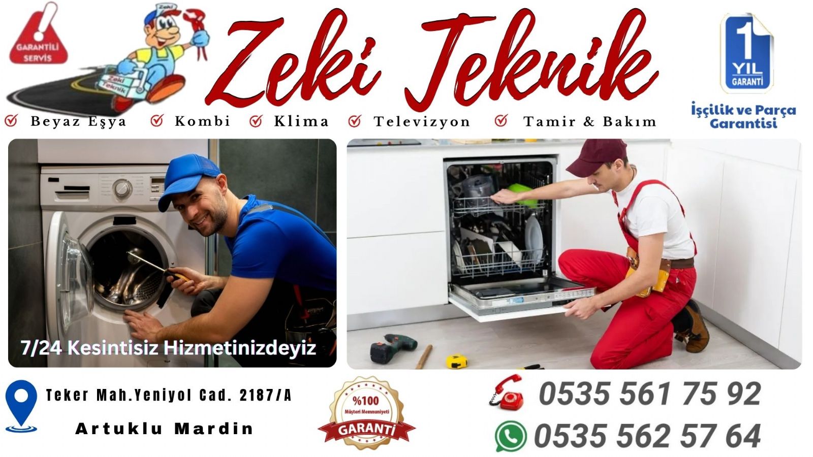 Artuklu Beyaz Eşya Servisi